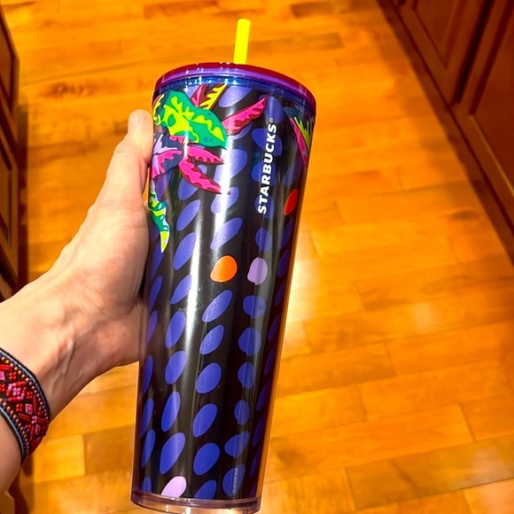 NEW🔥STARBUCKS Hawaiian 2023 🌺 Rare Design ✨ 24oz Tumbler - Picture 3 of 5